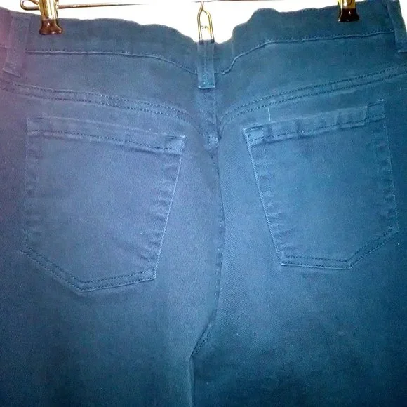 GLORIA VANDERBILT AMANDA JEANS    TURQUOISE   SIZE 14 AVG - Picture 5 of 10